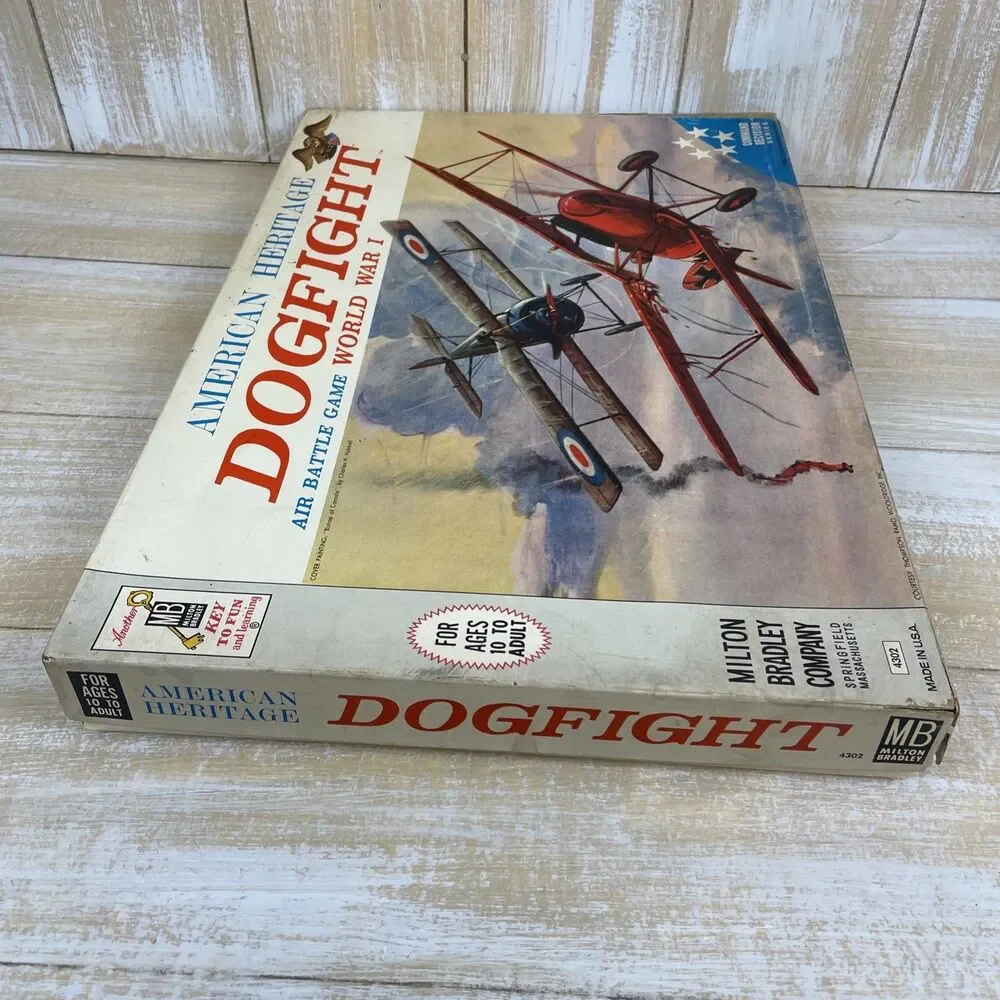American Heritage Dogfight WWI Air Battle Game #4302 MB 1963 *Complete